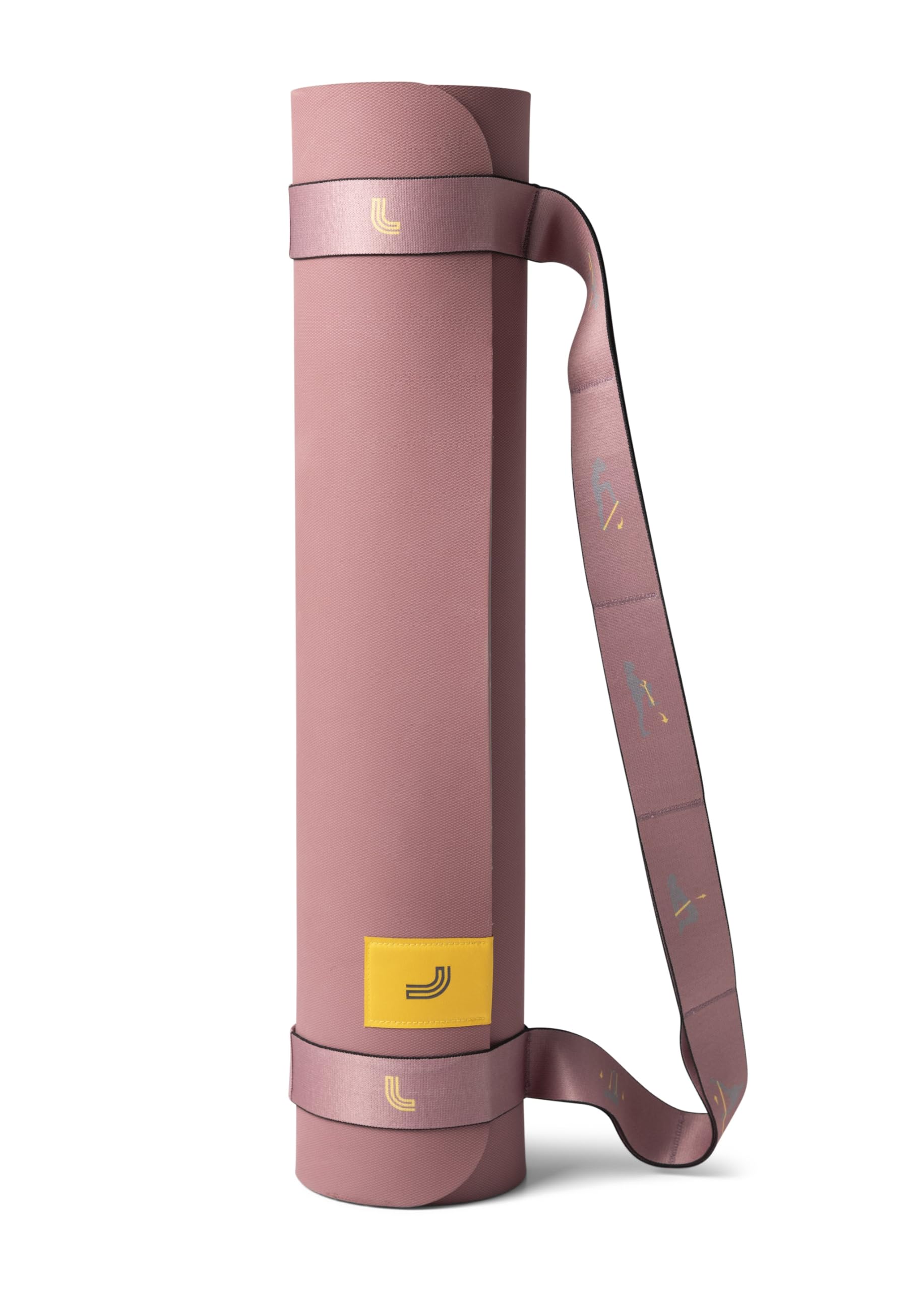 LOLE Pose Mat With Strap, Desert Rose | Eco elastomer build